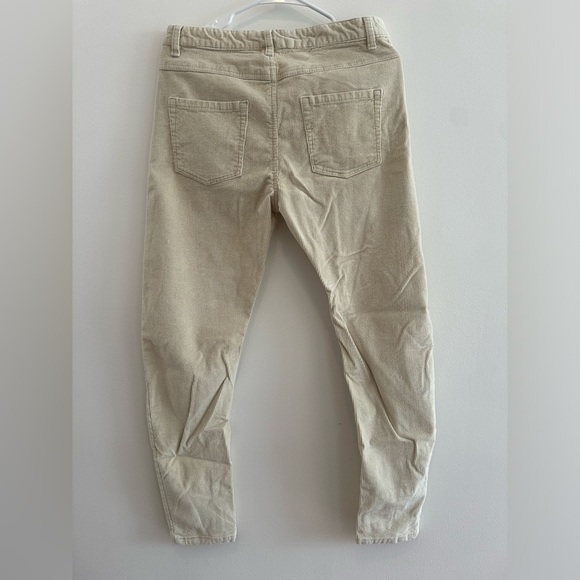 Cream corduroy Pants - Picture 2 of 4